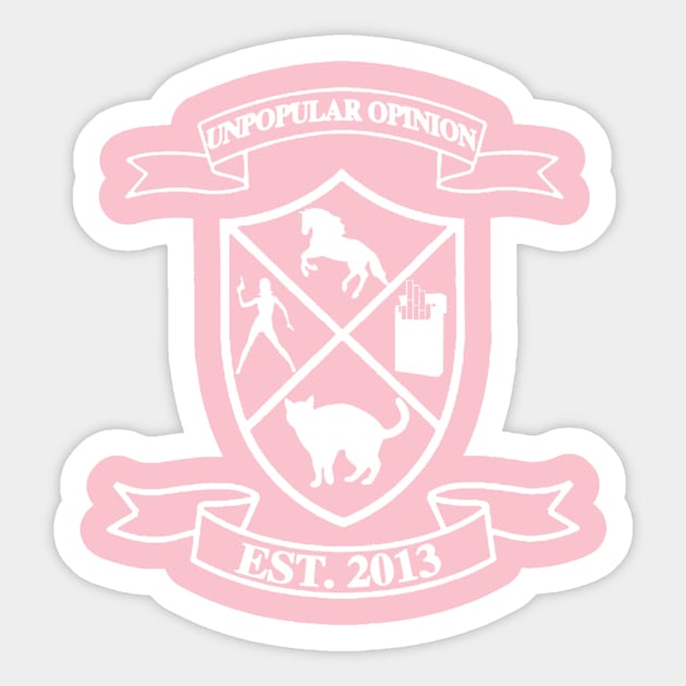 Coat of Arms Sticker by Unpops